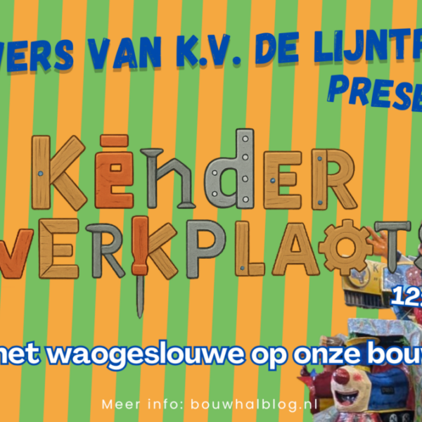 NIEUW EVENEMENT! De Kènderwerkplaots