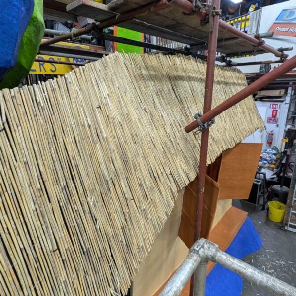 De cursus Riet dekken is geslaagd!